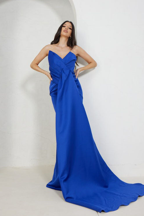 Terani Couture hot royal blue prom dress