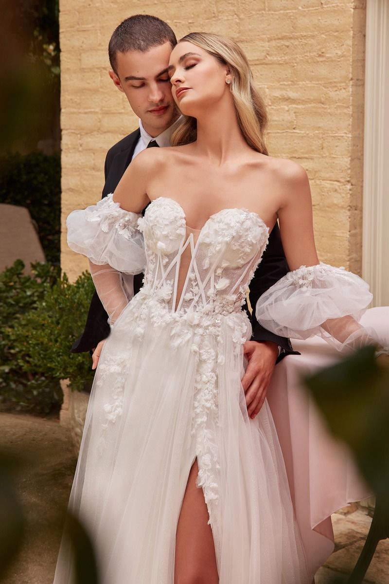 Sylvia Detachable Wedding Dress Straps, Detachable Bridal Tulle
