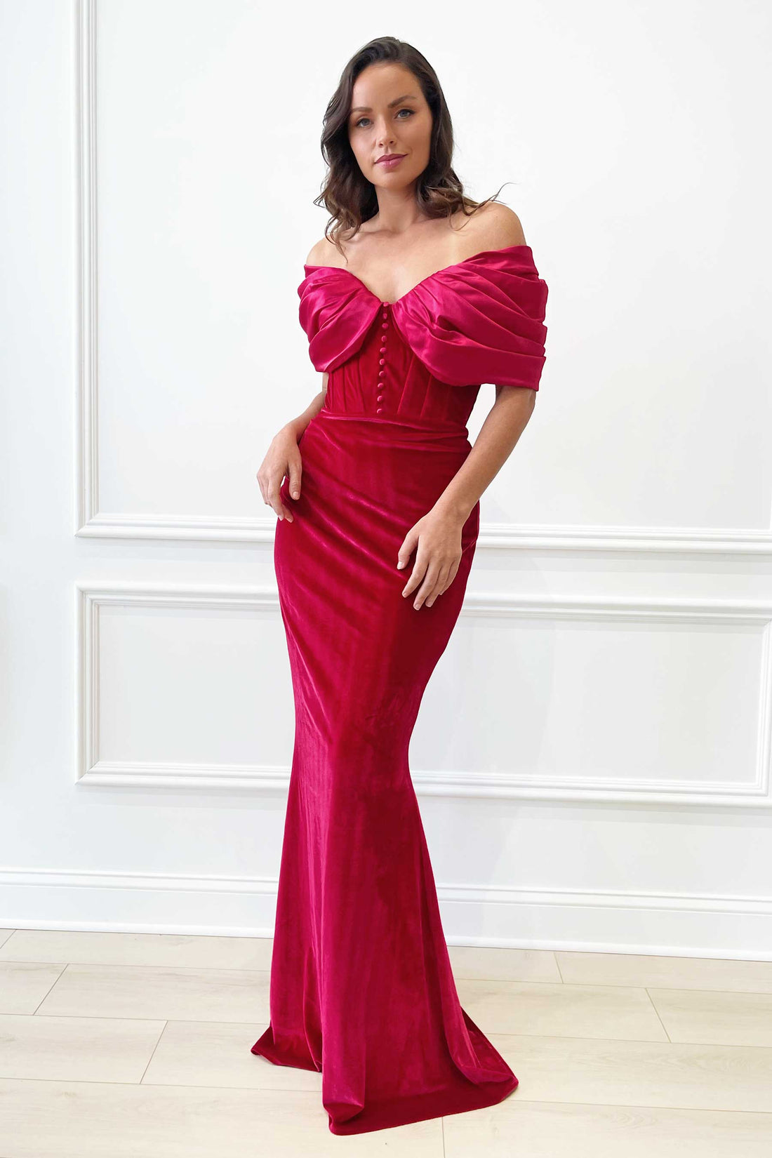 Portia and Scarlett PS22193 Couture Velvet Dress