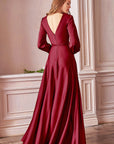 Rhodes long sleeve aline long gown